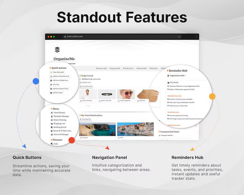 Advanced Life Planner – All-in-One Notion Template for Productivity & Growth