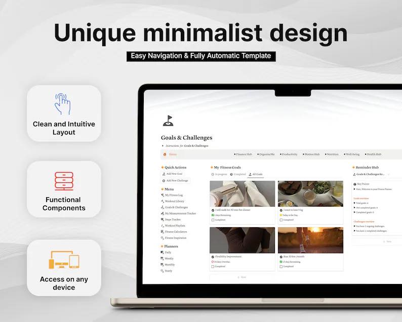 Advanced Life Planner – All-in-One Notion Template for Productivity & Growth