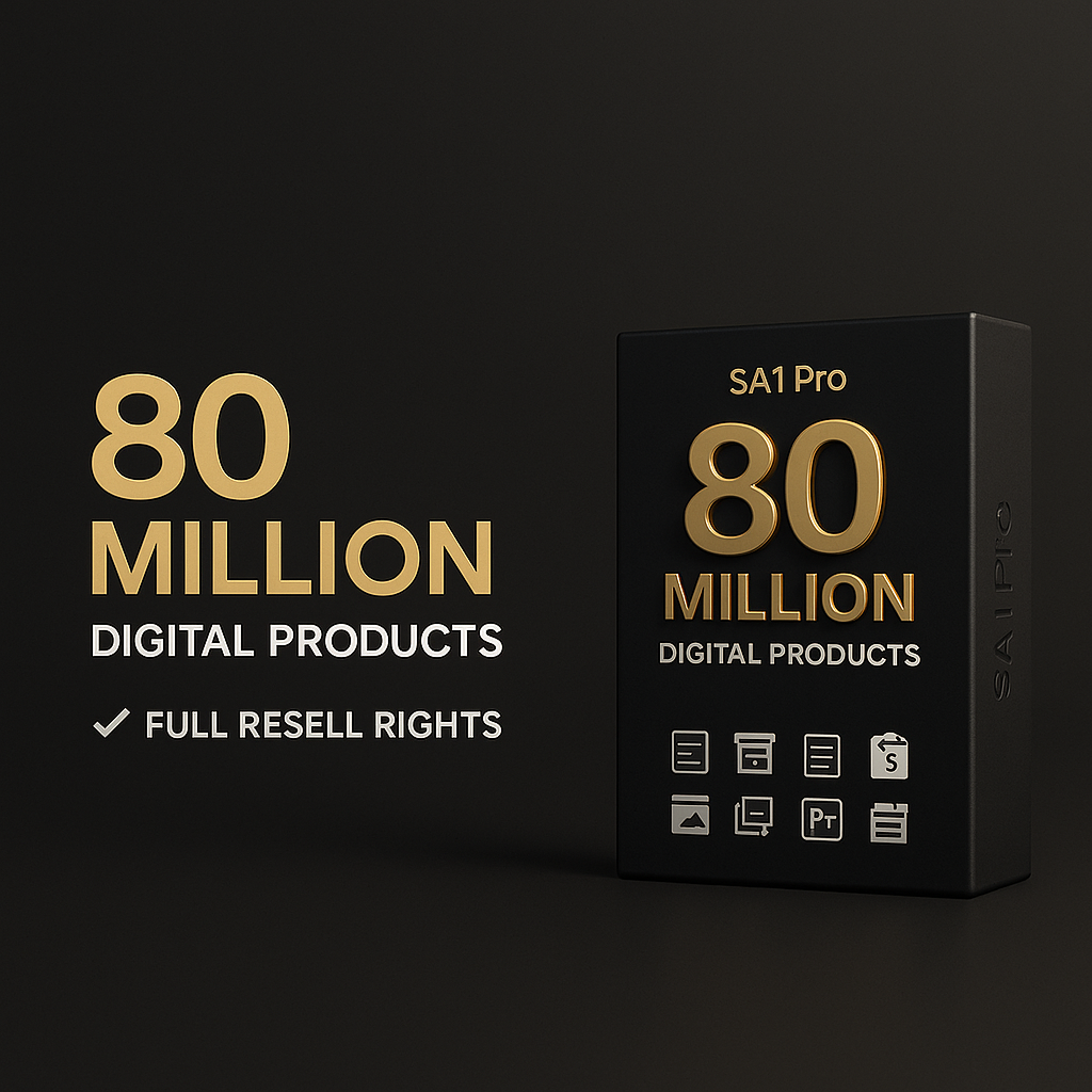 SA1 Pro – 80 Million Digital Products Mega Pack