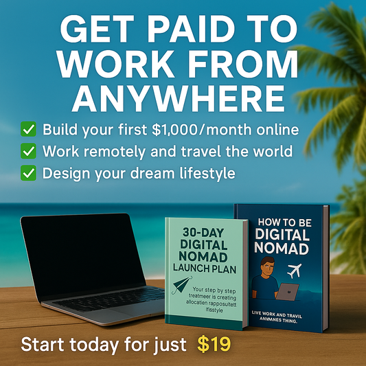 Digital Nomad Starter Bundle – 2-in-1 Freedom Kit